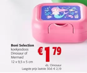 koekjesdoos Dinosaur of Mermaid