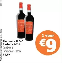 De - Piemonte D.O.C. Barbera 2023