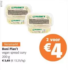 Plan't vegan spread curry