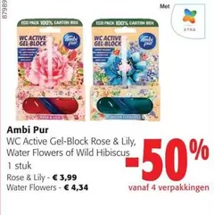 Box - WC Active Gel-Block Rose & Lily, Water Flowers of Wild Hibiscus