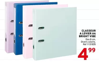 CLASSEUR A LEVIER A4 BRIGHT VIBE