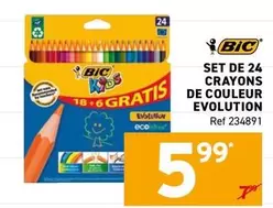 De - SET DE 24 CRAYONS DE COULEUR EVOLUTION