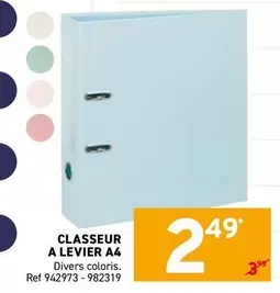 CLASSEUR A LEVIER A4