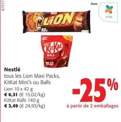 Lion -  Maxi Packs, KitKat Mini's ou Balls
