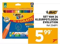 SET VAN 24 KLEURPOTLODEN EVOLUTION