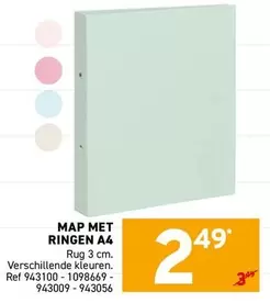 MAP MET RINGEN A4