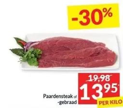 Paardensteak of -gebraad
