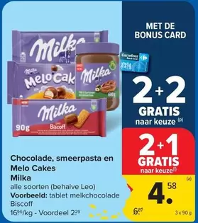 De - Chocolade, smeerpasta en Melo Cakes