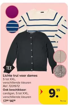 Lichte trui voor dames