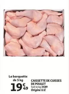 De - CAISSETTE DE CUISSES DE POULET