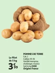 De - POMMES DE TERRE
