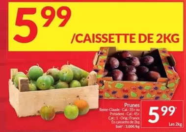 De - Prunes