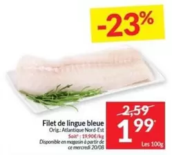 De - Filet de lingue bleue