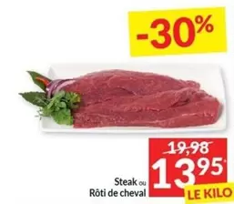 De - Steak ou Rôti de cheval