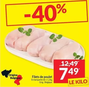 De - Filets de poulet