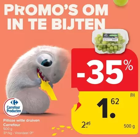 Om - Pitloze witte druiven