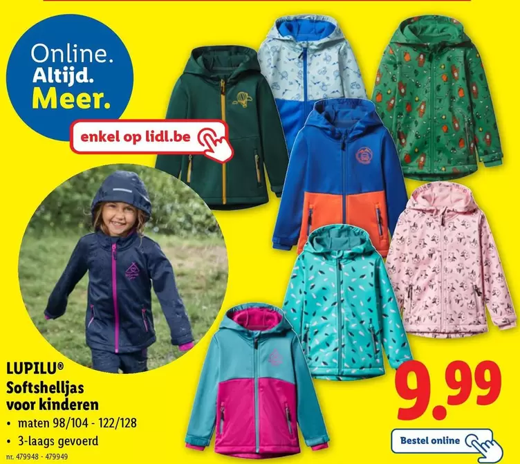 Softshelljas voor kinderen