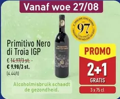De - Primitivo Nero di Troia IGP