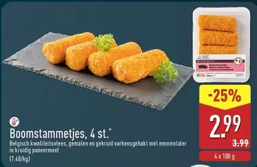 Boomstammetjes, 4 st.