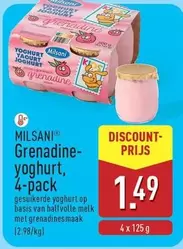 Grenadine-yoghurt
