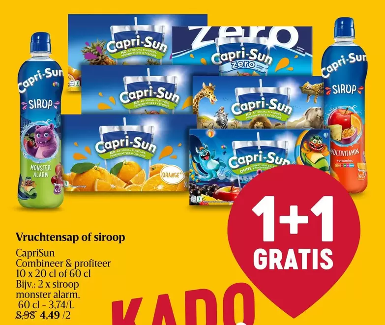 Monster - Vruchtensap of siroop