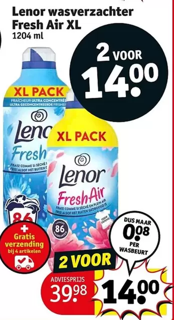 wasverzachter Fresh Air XL