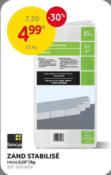 De - ZAND STABILISÉ