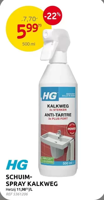 De - SCHUIM-SPRAY KALKWEG