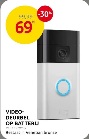 Ring - VIDEO-DEURBEL OP BATTERIJ