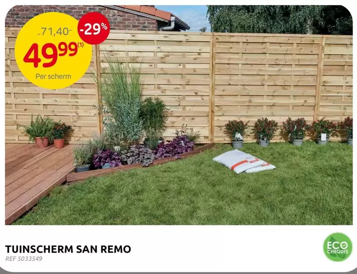 TUINSCHERM SAN REMO