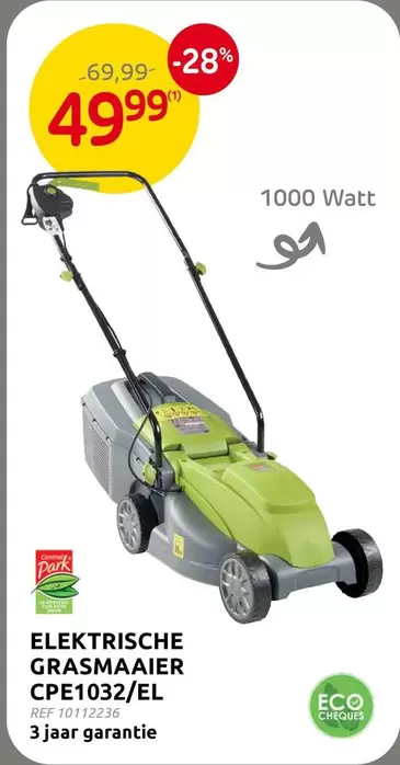 Park - ELEKTRISCHE GRASMAAIER CPE1032/EL