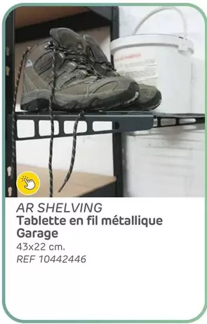 AR SHELVING Tablette en fil métallique Garage