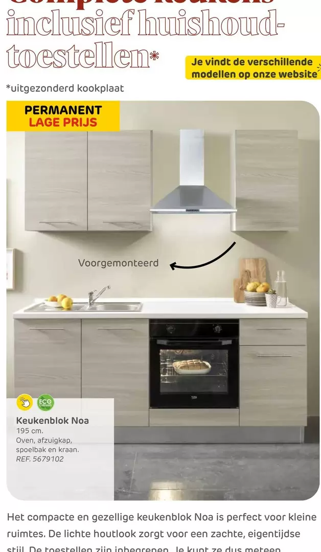 De - keukenblok Noe