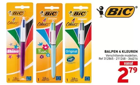 Fun - BALPEN 4 KLEUREN