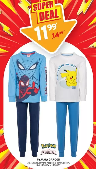 Pokemon - PYJAMA GARCON