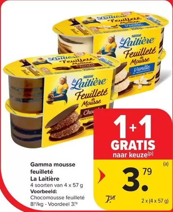 Gamma mousse feuilleté