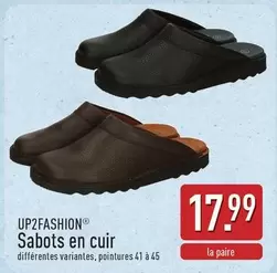 Sabots en cuir