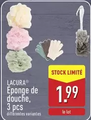 De - Eponge de douche, 3 pcs