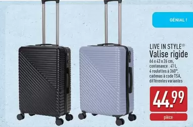 Live - Valise rigide
