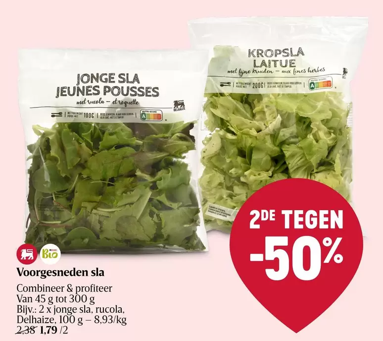 Voorgesneden sla