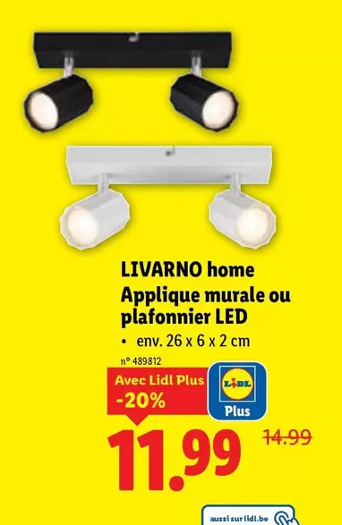 Applique murale ou plafonnier LED