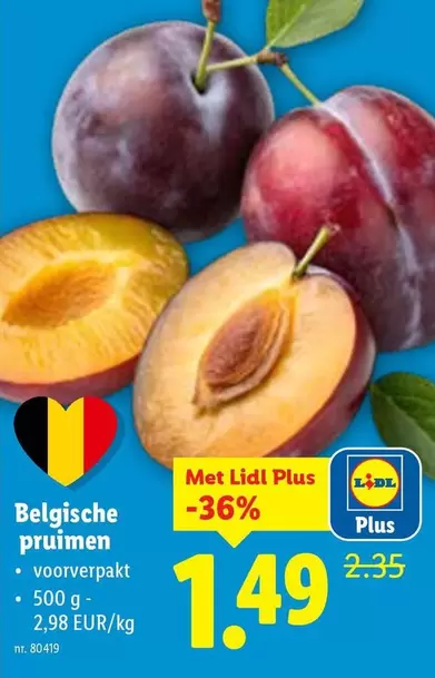 Belgische pruimen