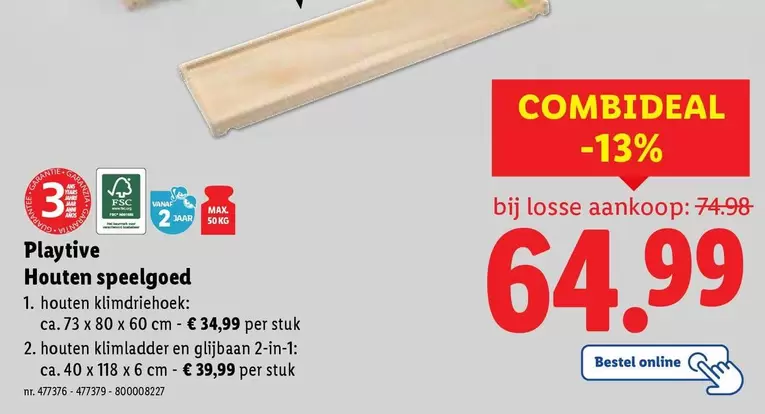 Houten speelgoed