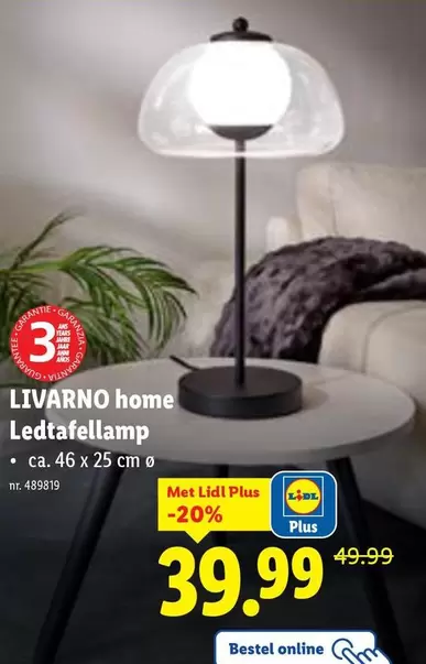 Ledtafellamp