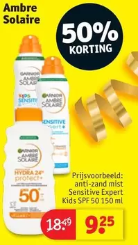 anti-zand mist Sensitive Expert Kids SPF 50