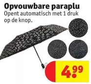 De - Opvouwbare paraplu
