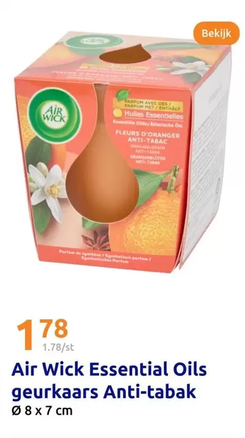Essential Oils geurkaars Anti-tabak