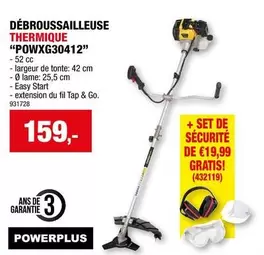 De - DÉBROUSSAILLEUSE THERMIQUE "POWXG30412"