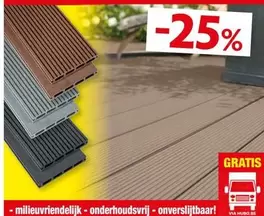 milieuvriendelijk - onderhoudsvrij - onverslijtbaar!