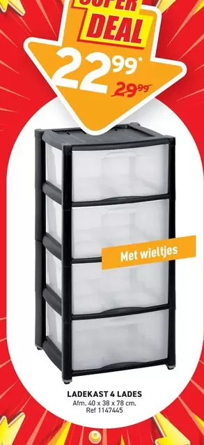 LADEKAST 4 LADES